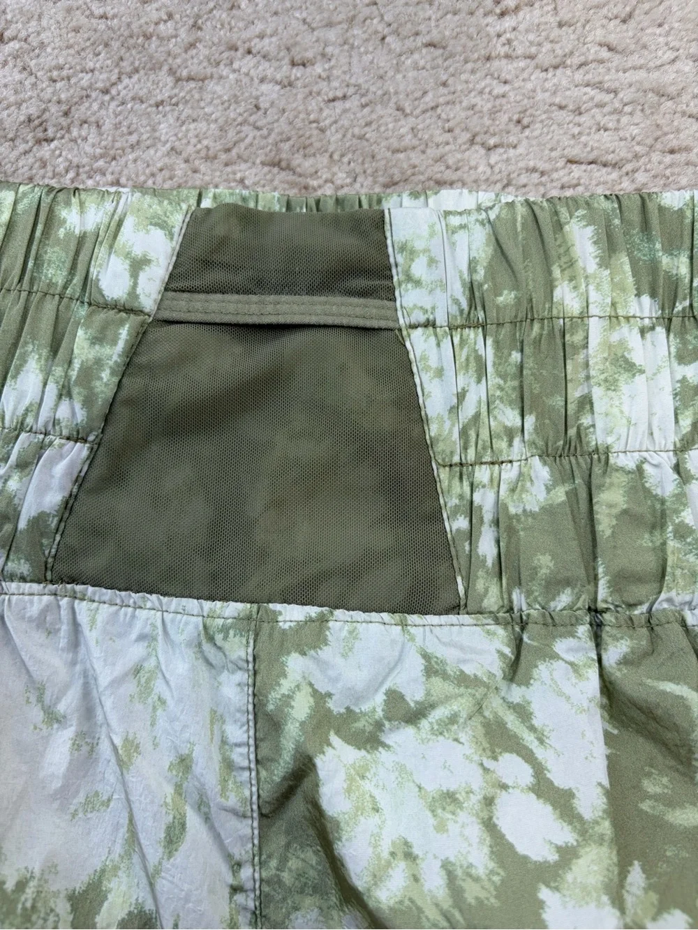 Free People FP Movement Women's Size Small The Way Home Green Workout Shorts